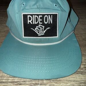Light Blue Rope “Ride On” Snap Back Hat